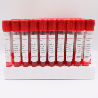óxido de etileno especial do tubo da coleção da amostra da linha 5ml