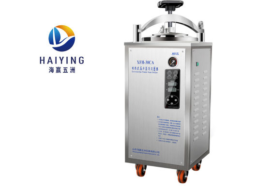esterilizador vertical portátil 304 da autoclave 30L de aço inoxidável