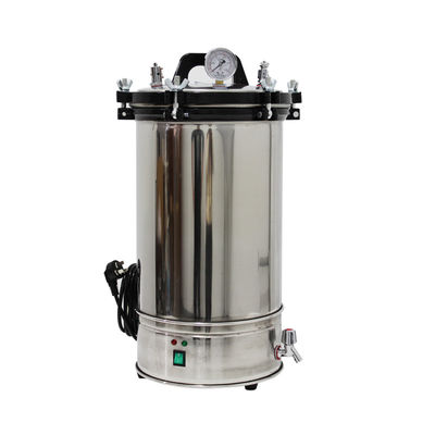 o esterilizador vertical da autoclave 8L anti escalda a tampa protetora