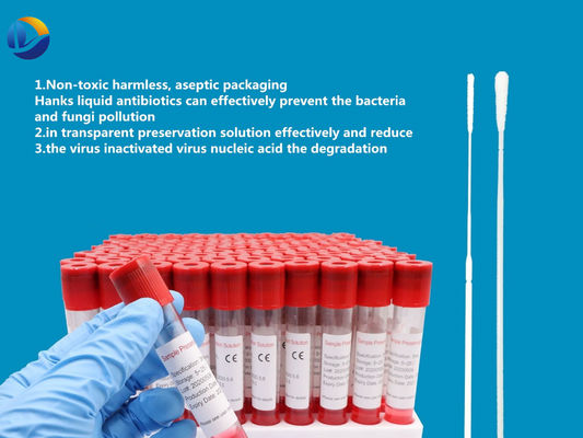 Tubos de ensaio 4ml da amostra de sangue de Ureaplasma do Mycoplasma