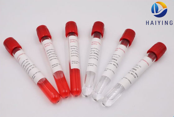 Laboratório ácido nucleico dos tubos do espécime do sangue